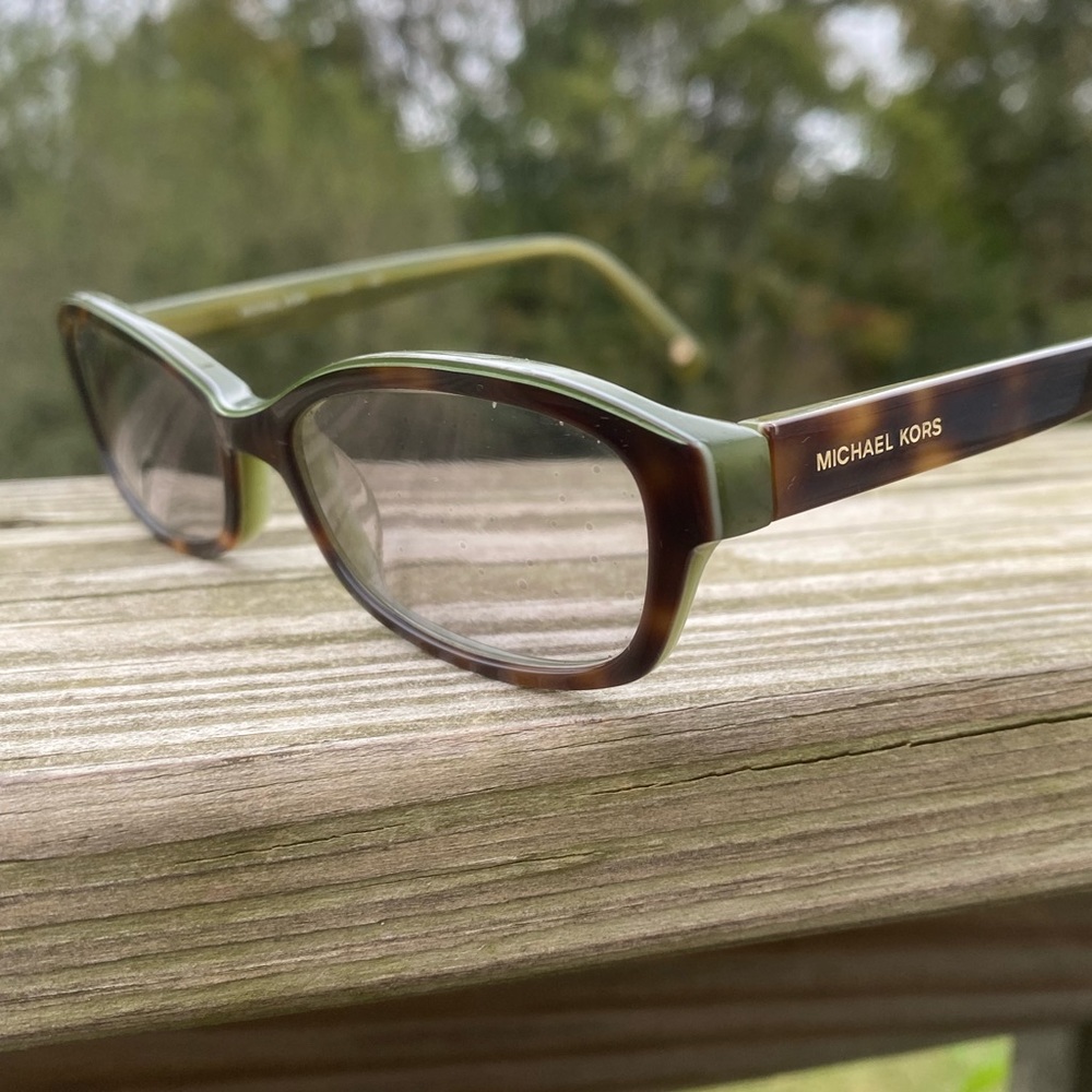 Michael Kors glasses frames Olive green tortoise color 52[]16 135